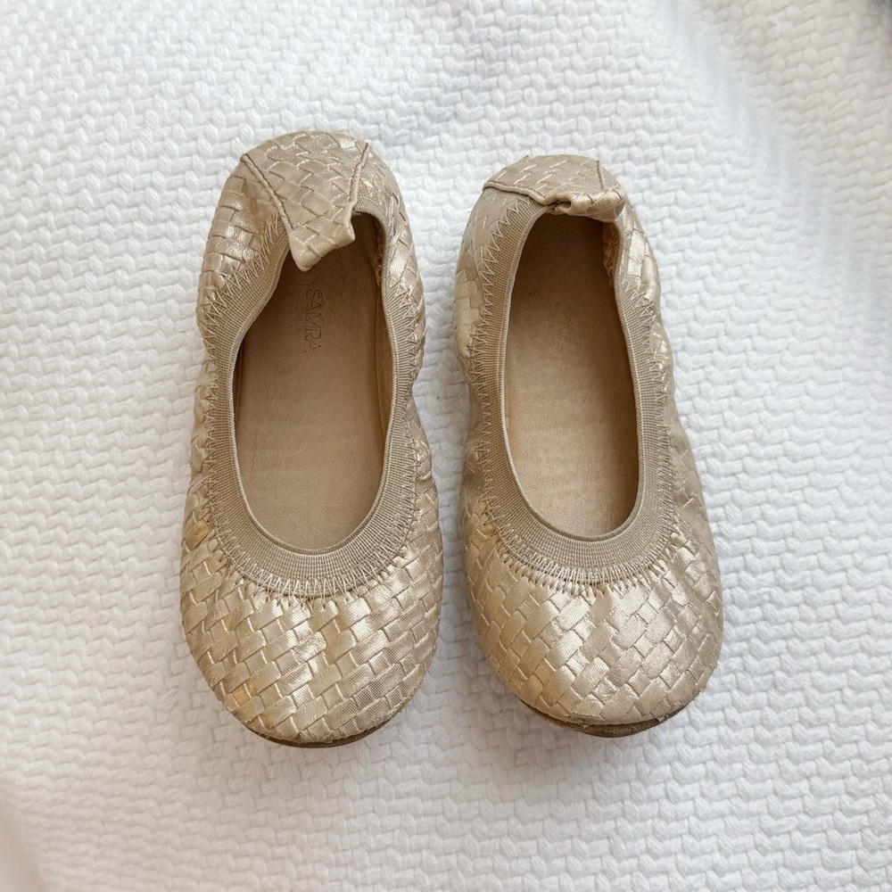 Yosi Samra Girls Ballet Flat Slip-on Shoes Size 9C